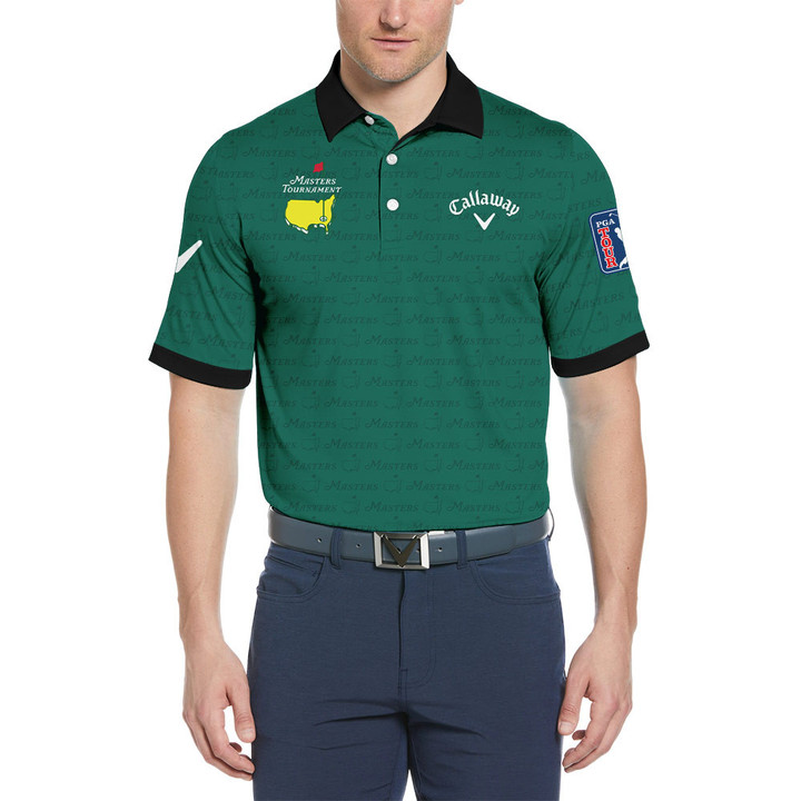 New Release Masters Performance Tech Green Polo Callaway Clothing
