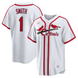 MLB Men's St. Louis Cardinals Ozzie Smith Nike White Home Cooperstown Collection Player Jersey