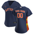 MLB Women's Houston Astros Nike Navy Alternate Replica Custom Jersey