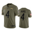 Los Angeles Chargers Chase Daniel Nike Olive 2022 Salute To Service