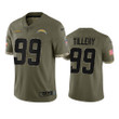 Los Angeles Chargers Jerry Tillery Olive 2022 Salute To Service