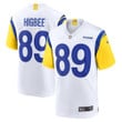 Los Angeles Rams Nike Game Alternate Jersey - White - Tyler Higbee