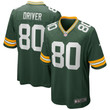 Men�s Green Bay Packers Donald Driver #80 Green Retired Player Jersey