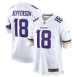 Men�s Minnesota Vikings Justin Jefferson #18 White NFL Jersey
