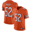 Men's Chicago Bears Khalil Mack #52 Orange Vapor Limited Jersey