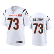 Men's Cincinnati Bengals Jonah Williams #73 White Super Bowl LVI Game Stitched Jersey