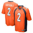 Men's Denver Broncos Patrick Surtain II Orange NFL Draft Jersey