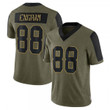 Men's New York Giants Evan Engram 2021 Olive Salute To Service Limited Jersey
