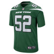 Men's New York Jets Jermaine Johnson II Nike Gotham Green 2022