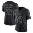Men's Nike Keenan Allen Black Los Angeles Chargers RFLCTV Limited Jersey