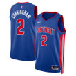 Detroit Pistons Nike Icon Edition Swingman Jersey - Blue - Cade Cunningham