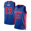 Detroit Pistons Nike Icon Edition Swingman Jersey - Blue - Jaden Ivey