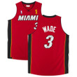 Dwyane Wade Red Miami Heat Autographed Authentic Jersey with "06 Finals MVP" Inscription