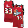 Grant Hill Detroit Pistons Mitchell & Ness 1999-00 Hardwood Classics Swingman Jersey - Red