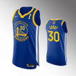 Hot New Arrivals! Golden State Warriors Royal 2022 NBA Finals Champions #30 Stephen Curry Icon Edition Authentic Jersey