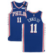 James Ennis Philadelphia 76ers Player-Issued #11 Royal Jersey from the 2020-21 NBA Season