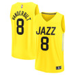 Jarred Vanderbilt Utah Jazz Fanatics Branded Fast Break Replica Jersey - Icon Edition - Yellow