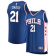 Joel Embiid Philadelphia 76ers Fanatics Branded Fast Break Replica Team Color Player Jersey Royal - Icon Edition