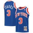 John Starks New York Knicks Mitchell & Ness Youth 1991-92 Hardwood Classics Swingman Throwback Jersey - Royal