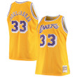 Kareem Abdul-Jabbar Los Angeles Lakers Mitchell & Ness Big & Tall Hardwood Classics Jersey - Gold