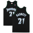Kevin Garnett Minnesota Timberwolves Autographed Black Mitchell and Ness Authentic Jersey