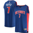 Killian Hayes Detroit Pistons Fanatics Branded Youth 2020 NBA Draft First Round Pick Fast Break Replica Jersey Blue - Icon Edition