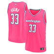 Kyle Kuzma Washington Wizards Fanatics Branded 2022/23 Fastbreak Jersey - City Edition - Pink