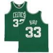 Larry Bird Boston Celtics Autographed Mitchell & Ness Kelly Green 1985-1986 Swingman Jersey with "3x NBA Champ" Inscription- Limited Edition #1 of 33
