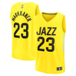 Lauri Markkanen Utah Jazz Fanatics Branded 2022/23 Fast Break Replica Player Jersey - Icon Edition - Yellow