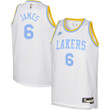 LeBron James Los Angeles Lakers Nike Youth 2022/23 Swingman Jersey White - Classic Edition