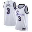 Los Angeles Lakers Nike City Edition Swingman Jersey - White - Anthony Davis