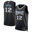 Memphis Grizzlies Nike City Edition Swingman Jersey - Black - Ja Morant