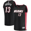 Men's Fanatics Branded Bam Adebayo Black Miami Heat 2022/23 Fast Break Replica Jersey - Icon Edition