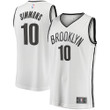 Men's Fanatics Branded Ben Simmons White Brooklyn Nets 2022/23 Fast Break Replica Jersey - Association Edition