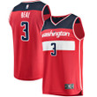 Men's Fanatics Branded Bradley Beal Red Washington Wizards Fast Break Player Jersey - Icon Edition