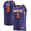 Men's Fanatics Branded Chris Paul Purple Phoenix Suns 2020/21 Fast Break Replica Player Jersey - Icon Edition
