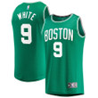 Men's Fanatics Branded Derrick White Kelly Green Boston Celtics 2021/22 Fast Break Replica Jersey - Icon Edition