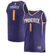 Men's Fanatics Branded Devin Booker Purple Phoenix Suns Fast Break Replica Player Jersey - Icon Edition
