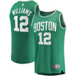 Men's Fanatics Branded Grant Williams Kelly Green Boston Celtics Fast Break Replica Player Jersey - Icon Edition