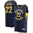 Men's Fanatics Branded Isaiah Jackson Navy Indiana Pacers 2021/22 Fast Break Replica Player Jersey - Icon Edition