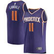 Men's Fanatics Branded Jock Landale Purple Phoenix Suns 2022/23 Fast Break Replica Player Jersey - Icon
