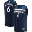 Men's Fanatics Branded Jordan McLaughlin Navy Minnesota Timberwolves Fast Break Player Jersey - Icon Edition