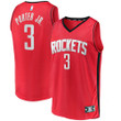 Men's Fanatics Branded Kevin Porter Jr. Red Houston Rockets 2021/22 Fast Break Replica Jersey - Icon Edition