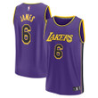 Men's Fanatics Branded LeBron James Purple Los Angeles Lakers 2022/23 Fast Break Replica Player Jersey - Statement Edition