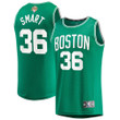 Men's Fanatics Branded Marcus Smart Kelly Green Boston Celtics 2022 NBA Finals Fast Break Replica Player Jersey - Icon Edition