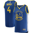 Men's Fanatics Branded Moses Moody Royal Golden State Warriors 2021/22 Fast Break Replica Jersey - Icon Edition