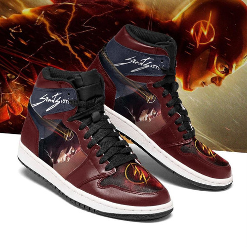 Flash Dc Comics Air Jordan Shoes Sport Sneaker Boots Shoes