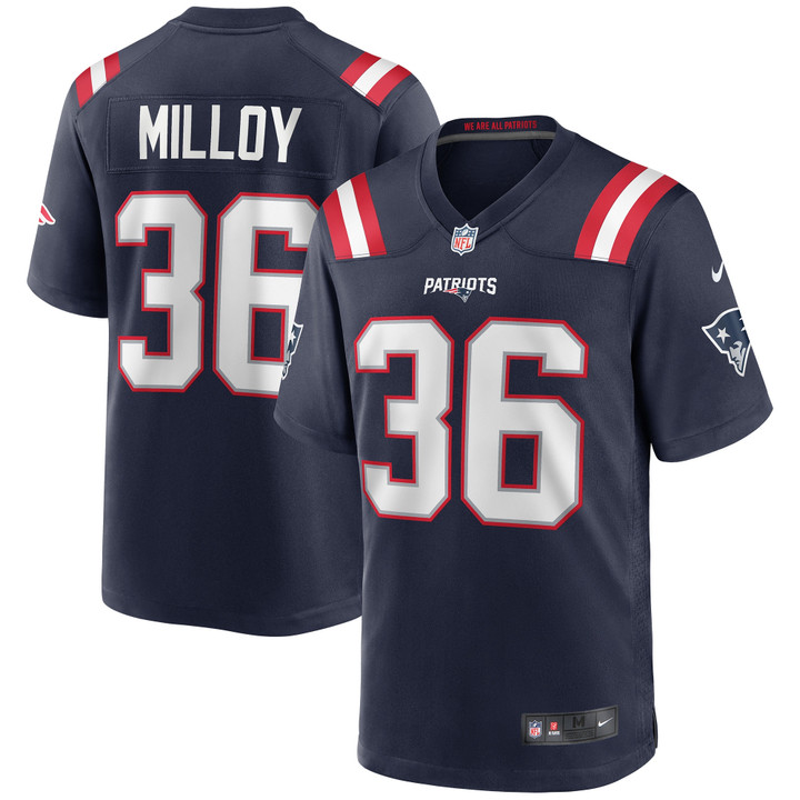 Lawyer Milloy New England Patriots Nike Game Retired Player Jersey - Navy