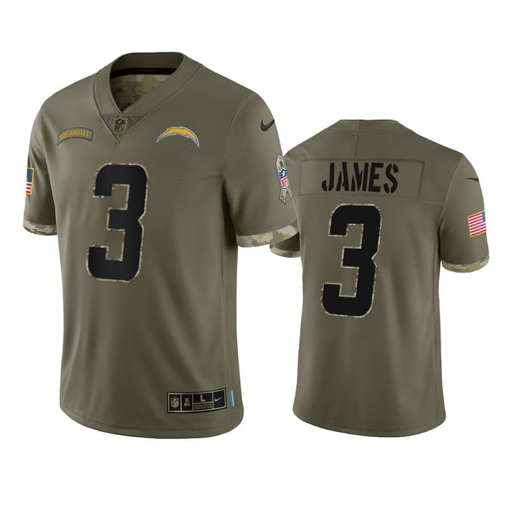 Los Angeles Chargers Derwin James Nike Olive 2022 Salute To Service