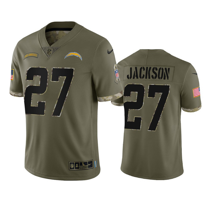 Los Angeles Chargers J.C. Jackson Olive 2022 Salute To Service